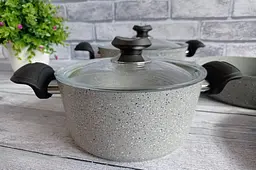 Набір посуду O.M.S. Collection 3105 Grey 7 предметів - мініатюра 8