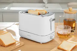Тостер Ardesto T-F420B 800 Вт пластик 2 слоти білий - мініатюра 3