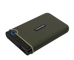 Внешний жесткий диск Transcend HDD 2TB 2.5" StoreJet 25M3G (TS2TSJ25M3G) Military Green - миниатюра 3