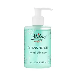 Гель для очищення всіх типів шкіри Fase cleansing gel Mila perfect 200 мл - мініатюра 2