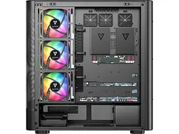 Корпус MODECOM VOLCANO AQ500 ARGB MIDI BLACK (MC-A-AQ500-4FA-B) - миниатюра 4