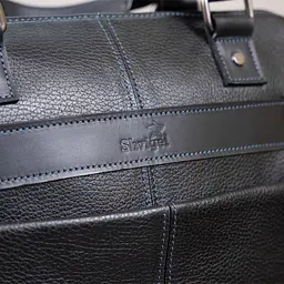 Чоловіча шкіряна сумка для ноутбука SHVIGEL 37х25,5х7,5 см sum0012565 - мініатюра 7