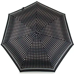 Жіноча складана парасолька повний автомат Happy Rain 95 см чорна