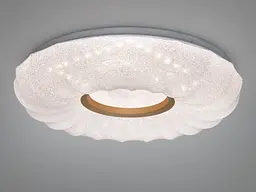 LED люстра Diasha біла золото 34 Вт до 6 м² - мініатюра 3