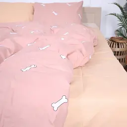 Простирадло MirSon Бязь 17-4774 Clermont-Ferrand 200x220 см бежеве (2200008963439) - мініатюра 5