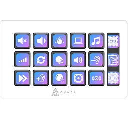 Контролер для стримінгу Ajazz AKP153E USB Білий (AKP153E-W) - мініатюра 2