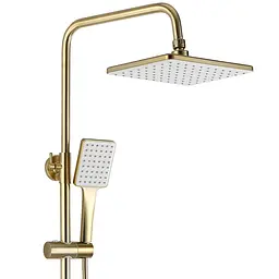 Душовя система Rea Hass з виливом brushed gold REA-B9972, Золотий - мініатюра 4