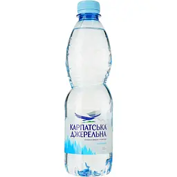 Упаковка мінеральної води Карпатська Джерельна негазована 6 л (0.5 л х 12 шт.) - мініатюра 2
