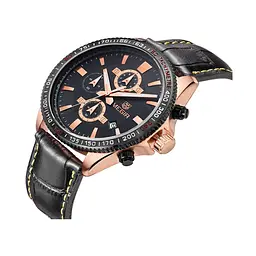 Чоловічий годинник Megir MG3001 Gold Black - мініатюра 2