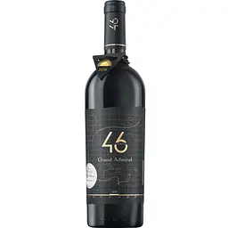 Вино 46 Parallel Grand Admiral Merlot марочне сортове 2019 червоне сухе 0.75 л 13.6% (4820233641223)