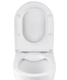 Унітаз підвісний безобідковий Kroner Armada WHI513636 RIMLESS з сидінням Slim Duroplast / Soft-close / Quick relase (KA513636WHIR) (CV029610) - мініатюра 5