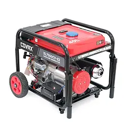 Генератор бензиновий COVAX XL7500CV-E2, 5.0kW, однофазний 220V, 50Hz, DC12V, 13HP, Electric Starter, tank 25L, 690x535x555mm - мініатюра 5