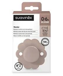 Пустушка Suavinex Wonder фізіологічна силіконова 0-6 місяців світло-рожева - мініатюра 3