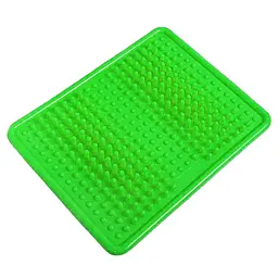 Ортопедичний килимок для стоп Acupoint з шипами зелений EasyFit fit0024942