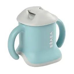 Поїльник Beaba 3 в 1 Evoluclip Training Cup 150 мл блакитний (913473) - мініатюра 3