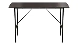 Стіл письмовий Line Тайм Ferrum-decor 750x1200x500 Чорний метал ДСП Венге Магія 16 мм (FRD-106161) - мініатюра 5