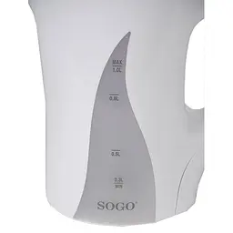 Электрочайник Sogo SS-5740 1 л белый - миниатюра 3