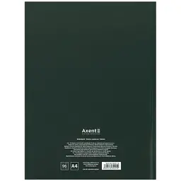 Книга записна Axent A4 One color, 96 аркушів клітинка, зелений (8426-1-A) - мініатюра 5