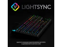 Клавіатура Logitech G PRO Mechanical Gaming USB (920-009392) - мініатюра 6