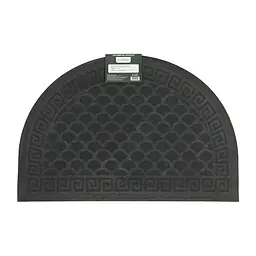 Килимок придверний Eco Fabric Луска півколо з кромкою сірий 40 х 60 см (4060-118) - мініатюра 2