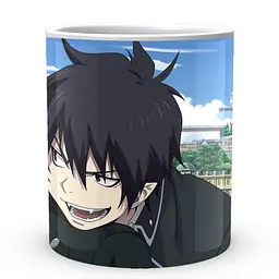 Кухоль GeekLand Blue Exorcist Синій Екзорцист Рін Юкіо BE 02.29 330 мл білий - мініатюра 2
