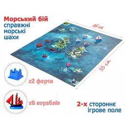 Гра настільна Bombat Game Морський Бій 2 гравці, 6+ років (in002) - мініатюра 3