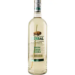 Алкогольний напій Herbal Bison Grass Vodka на основі горілки та настою Зубрівки 40% 1 л