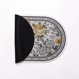 Діатомітовий овальний килимок для дому 38×58 (см) вологопоглинальнючий килимок для кухні ванни та туалету Yiwu HP-42-58 - мініатюра 2