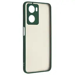 Чехол-накладка для OPPO A57s 4G/A77s 4G/A57 4G/A57e 4G/A77 4G, Frosted Matte, зеленый, противоударный чехол с защитой всего корпуса, термополиуретан TPU + поликарбонат PC, ArmorStandart (ARM67045)