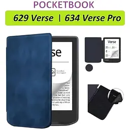 Чохол-книжка BeCover Smart Case для PocketBook 629 Verse / 634 Verse Pro 6" Deep Blue (710452) - мініатюра 5