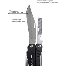 Мультитул Active Scitool Black - мініатюра 5