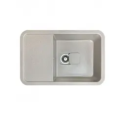 Кухонна мийка Adamant EXISTENCE avena 775x505x190 мм, з крилом 77,5 см - мініатюра 2