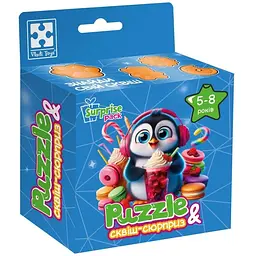 Гра розвиваюча пазли із сюрпризом Пінгвінятко VT8030-06 Vladi Toys VT8030-06 Різнокольоровий shop (4820234767281)