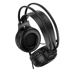 Дротові навушники Borofone BO111 Eminen, USB, 3.5mm, 2m, Чорний - мініатюра 2