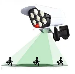 Вуличний ліхтар у вигляді камери Solar Light BL JLP 2178 Прожектор – світильник з датчиком руху на сонячній батареї Муляж камери