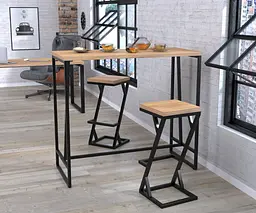 Барний стіл BS-125 Loft Design (Дуб Крафт золотий)