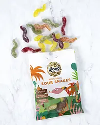 Жувальні цукерки Biona Organic Sour Snakes 75 г - мініатюра 2