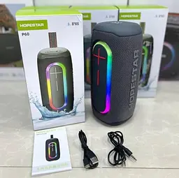 Портативна Bluetooth-колонка Hopestar P60 Сірий - мініатюра 3