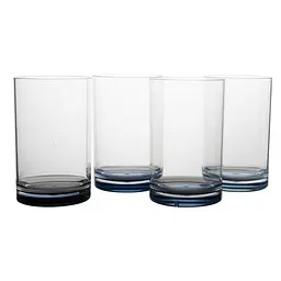 Набір склянок Gimex Water Glass Colour 4 Pieces 4 Person Sky (6910181), Прозорий