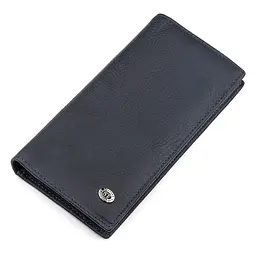 Чоловічий купюрник ST Leather 18370 (ST148) дуже зручний синій - мініатюра 1