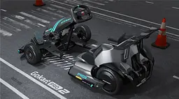 Segway Карт GoKart PRO 2, сіро-блакитний - мініатюра 4