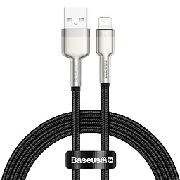 Кабель Baseus Cafule Series Metal Data Cable USB to Lightning 2.4A 1m Black