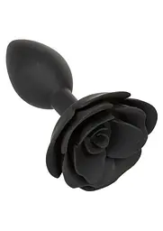 Анальна пробка Calexotics Rose Anal Plug Large, 10.2 см (чорний) - мініатюра 6