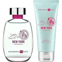 Набір Mandarina Duck Let's Travel To New York For Woman 100 мл туалетна вода, 100 мл гель для душу