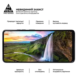 Захисне скло на Motorola G24 Power/G04/G24/G04s з олеофобним покриттям, Pro, повне проклеювання, антистатичний і пиловідштовхуючий шар, 9H, самоклеючеся, 2.5D, на весь екран, антистатичний клей, ArmorStandart (ARM74296) - мініатюра 4