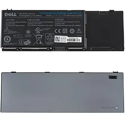 Батарея для ноутбука Dell 4P887 (Precision M6500) 11.1V 8400mAh Сріблястий - мініатюра 2