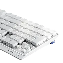 Клавіатура бездротова EWEADN MK68 Red Switch White - мініатюра 2