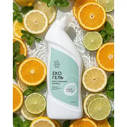 Екогель для очищення туалету Mint&Citrus Green Max 850 мл - мініатюра 4