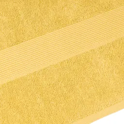 Рушник махровий Home Line з бордюром 500 г/м² 90х50 см жовтий (165680) - мініатюра 2