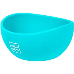 Миска для котів та малих порід собак Waudog Silicone, 250 мл, блакитна - мініатюра 2